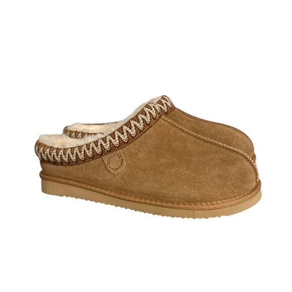 Fireside by Dearfoams Grafton Genuine Shearling Suede Clog Slippers 12 main image 8